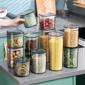 Buy Wholesale China Kitchen Airtight Glass Food Cereal Tea Container Food  Grade High Borosilicate Glass Food Storage Jar & Borosilicate Glass Food Storage  Jars at USD 0.68
