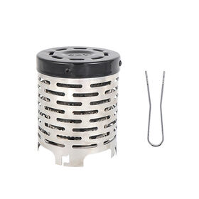 Mini Réchaud Portable d'Extérieur pour Randonnée, Barbecue, Réchaud de Camping en Acier Inoxydable