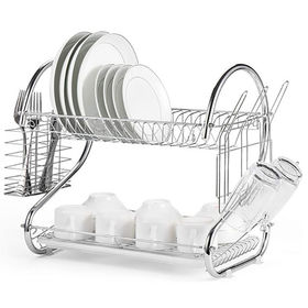  OXO estante plegable para platos, Blanco, diseño 1 : Hogar y  Cocina