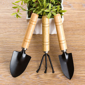 Outils de jardinage, 3 pcs Mini Kit d'outils de jardin Pelle Jardinage Rake  Cadeau de jardin Petit râteau en bois et ensemble de pelle, pour plantes en  pot pour plantes de jardin