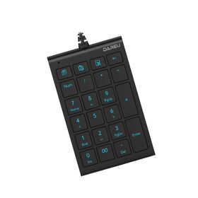 Preiswerte kabelgebundene Scissor-Tastatur mit Ziffernblock, kompakte Slim-Tastatur für Büro, Heim, Desktop-Computer/PC/Laptop