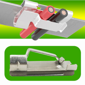 Clips de alambre de acero inoxidable con diseño de patente NSPV, aspecto atractivo, para cable solar DC1500V PV 10AWG