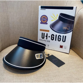 BESLIME Été Chapeau De Paille Visière,Haut De Forme Vide, Visière Casquettes Parent, Solaire Et Protection UV Sortir Sports Pour Un Chapeau - 7