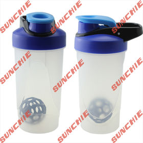 Buy Wholesale China Metal Sublimation Blank Custom Logo Gym Protein Shaker  Bottle With Mixing Ball & Blank Protein Shaker Bottle at USD 2.15