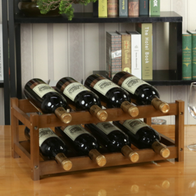 Acheter Casier à vin casier à vin autoportant, protecteur de support de  stockage de vin sur pied pour comptoir de 6 bouteilles