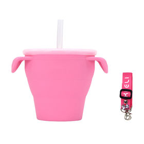 China Silicone Snack Cup Baby Collapsible Wholesale Factory l