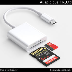 5 in 1 OTG Kabel Adapter mit USB 3.0 OTG-Schnittstelle SD/TF-Kartenleser PD-Anschluss für Phone/Pad SD TF-Kartenleser USB auf Lightening-Adapter