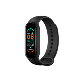 M6 - Reloj inteligente de fitness con contador de pasos, calorías,  cronómetro, monitor de frecuencia cardíaca, rastreador de sueño, reloj  inteligente