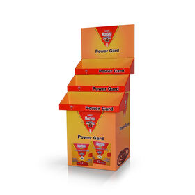 Présentoir de sol en carton POP pour magasin de détail, présentoir à plusieurs niveaux pour pop-corn, collations, chocolat
