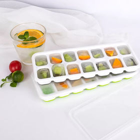 KKART 6 Big Ice Tray Mold Giant Jumbo Large Food Grade Silicone Ice Cube  Square 1