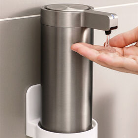Distributeur de Savon en Bouteille d'Acier Inoxydable en Gros, Stérilisateur de Désinfectant pour les Mains, Induction Automatique, Goutte