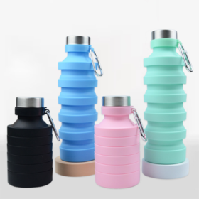 Creative silicone Grenade design folding cup outdoor sports portable water  bottle cycling sports large capacity water bottle - AggPo Wholesale