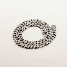 Wholesale New Hip Hop Necklace Fashion Single Layer Aluminum Chain Metal  Frosted Thick Chain Necklace From m.
