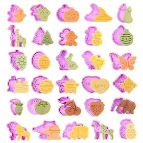26pcs/box Cute Cartoon Pvc Stamps Toys Animal/letters Shape Self