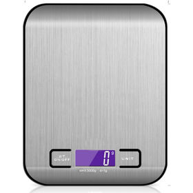 Mainstays Stainless Steel Digital Kitchen Scale, Silver 