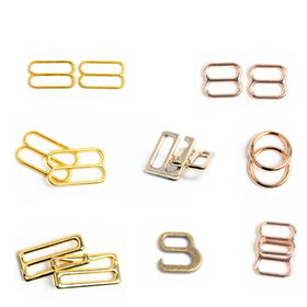 Custom Gold High Quality Metal Swimsuit Accessories for Swimwear Lingerie  OEM Metal Buckle Clasp Bikini Connecter Hooks Strap Rings Sliders Bra  Adjusters - China Swimsuit Accessories and Bikini Bra Clasp price