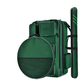 Sac De Transport Pour Queue De Billard - Taille 80 Cm, Bandoulière Réglable, Toile Noire, Protection Contre Poussière Et Rayures - 2