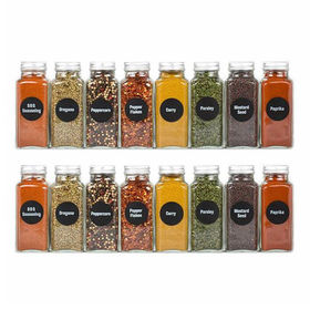 Buy Wholesale China Customize Glass Spice Jars Bottles Empty Square Spice  Containers & Spice Jars at USD 0.39