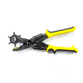 Revolving Leather Hole Punch Plier 6 Sizes Perforator Tool for