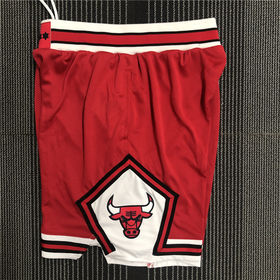 Source Custom logo dry-fit retro old school throwback polyester mesh zipper  embroidered Magic just mens don basketball shorts on m.