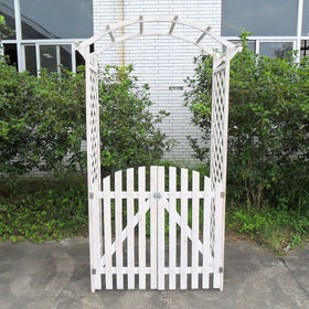 Clôtures décoratives de jardin en plastique, clôture blanche, clôture de  bordure de cour, 4 ensembles