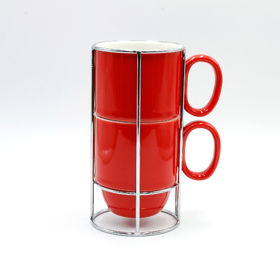 Wholesale Coffee Cups Counter Display Rack Acrylic Coffee Mug