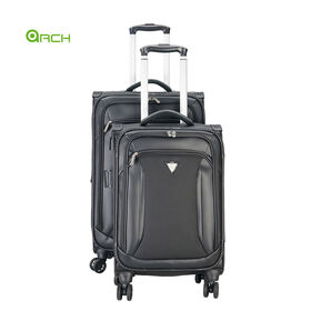 Conjunto de 3 Malas Trolley de Viagem em Material de Carbono, Sistema Link-to-Go, 19" 24" 28"