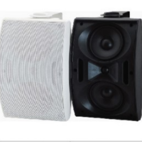 Wall speaker 40W and 350x220x210mm adjustable white exterior BeMatik