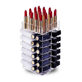 Homemaxs Lipstick Storage Cases with Mirror Vintage Lipstick Case Portable Lipstick Storage Box, Size: 12.5x3cm