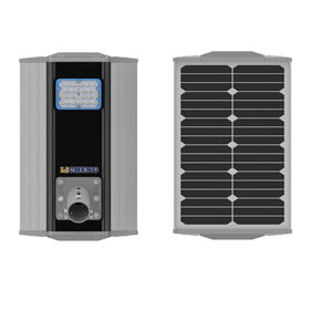 Vente Directe d'Usine : Lampadaire Solaire LED Haute Luminosité Extérieur IP65 30W 15W avec Minuterie pour Ville