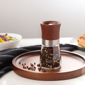 Buy Wholesale China 100ml Hot Selling On  Cheap Small And Mini Salt  And Pepper Spices Grinder With Glass Bottle & Pepper Grinder at USD 2