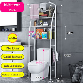 Buy Wholesale China New Bathroom Shampoo Rack Sticky Magic Bathroom Rack  Made Of Stainless Steel & Bathroom Shelves at USD 4.55