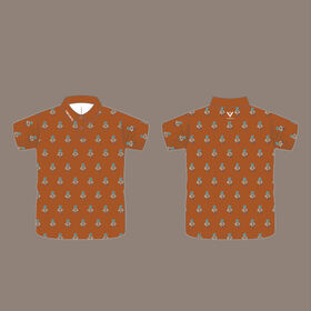 Custom Men Shirt Printing Bulk golf shirts Wholesale with Digital Sublimation Printing