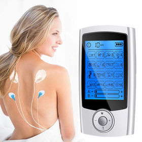 Electroestimulador muscular eléctrico TENS, masajeador de cuello para  columna Cervical, fisioterapia para la salud, alivio… en 2023