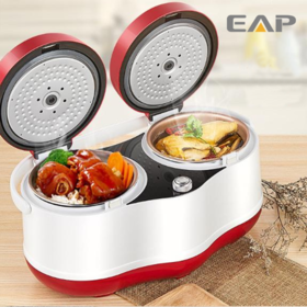 Rice Cooker Inner Pot Non-Stick Rice Pot Electric Cooker Inner Pot Non-Stick Rice Cooker Pot(4L), Size: 23.70, Silver