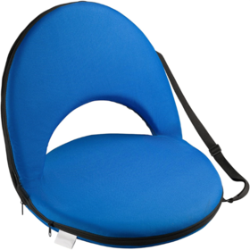 Nonwoven Custom Promotional Stadium Seat Cushion - Black, Red or Blue