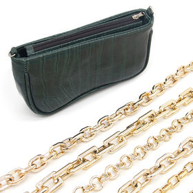 Wholesale Women Bag chains for hand bag Gold metal chain handles handbag  accessories purse chains O rings D Rings From m.