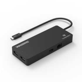 Stasiun Docking Winstars Thunderbolt 4 USB-C untuk Layar 4K MacBook