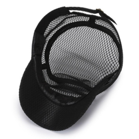 Flat Top Summer Snapback Caps Sport Cap Breathable Vintage Mesh