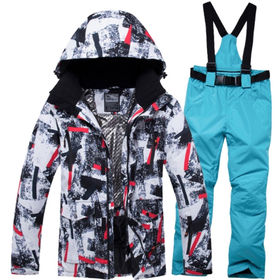 Acheter Nouvelle combinaison de Ski pour hommes femmes combinaison de Ski  femme veste de Ski et pantalon mâle hiver chaud imperméable coupe-vent Ski  snowboard costume