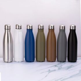 Bpa Free Custom Double Wall Cola Shaped Drinking Vacuum Insulated Sport Stainless Steel Water Bottle