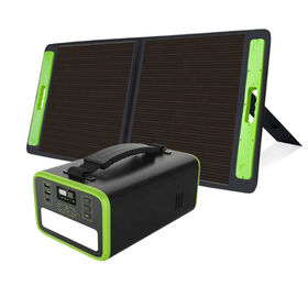Compact Solar Power Station 300W/307Wh Solar Generator with AC Outlet/DC Output/USB3.0/PD65W
