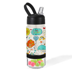 Cartoon Children's Thermos Water Bottle Antler Straw Cup 316 Double Layer  Stainless Steel Vacuum Mug Double Cover Thermos Cup - AliExpress