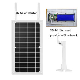 Kit de routeur extérieur 4G LTE CPE alimenté par panneau solaire CAT4 2.4G  Wifi étanche 3G 4G carte SIM système de routeur solaire pour caméra de  sécurité