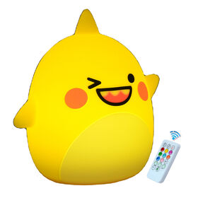 Remote control soft silicone lamp Kids baby Mango shark decoration lights