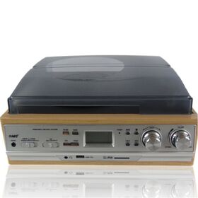 Gravador de vinil toca-discos, toca-discos de 3 velocidades, som de qualidade, toca-discos vintage