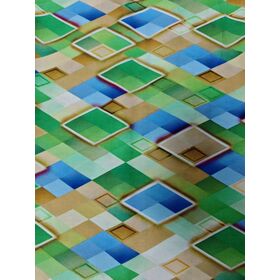 Tecido de estampas de cera africana novo design QUENTE