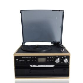 Forma única Turntable Player fornecedor chinês multi-funcional vintage usb gravação toca-discos jogador
