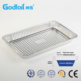 Achetez en gros Plateau En Aluminium Jetable De Grande Capacité De 4300ml  Plat Profond Ovale Chine et Récipients En Aluminium à 0.21 USD