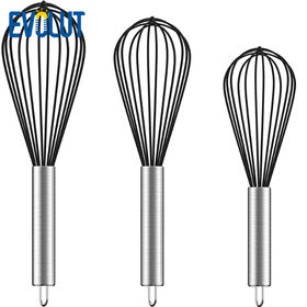 Buy Wholesale China Wire Whisk Balloon Whisk Egg Beater Kitchen Utensils  For Stirring, Beating, Blending & Egg Whisk at USD 1.21